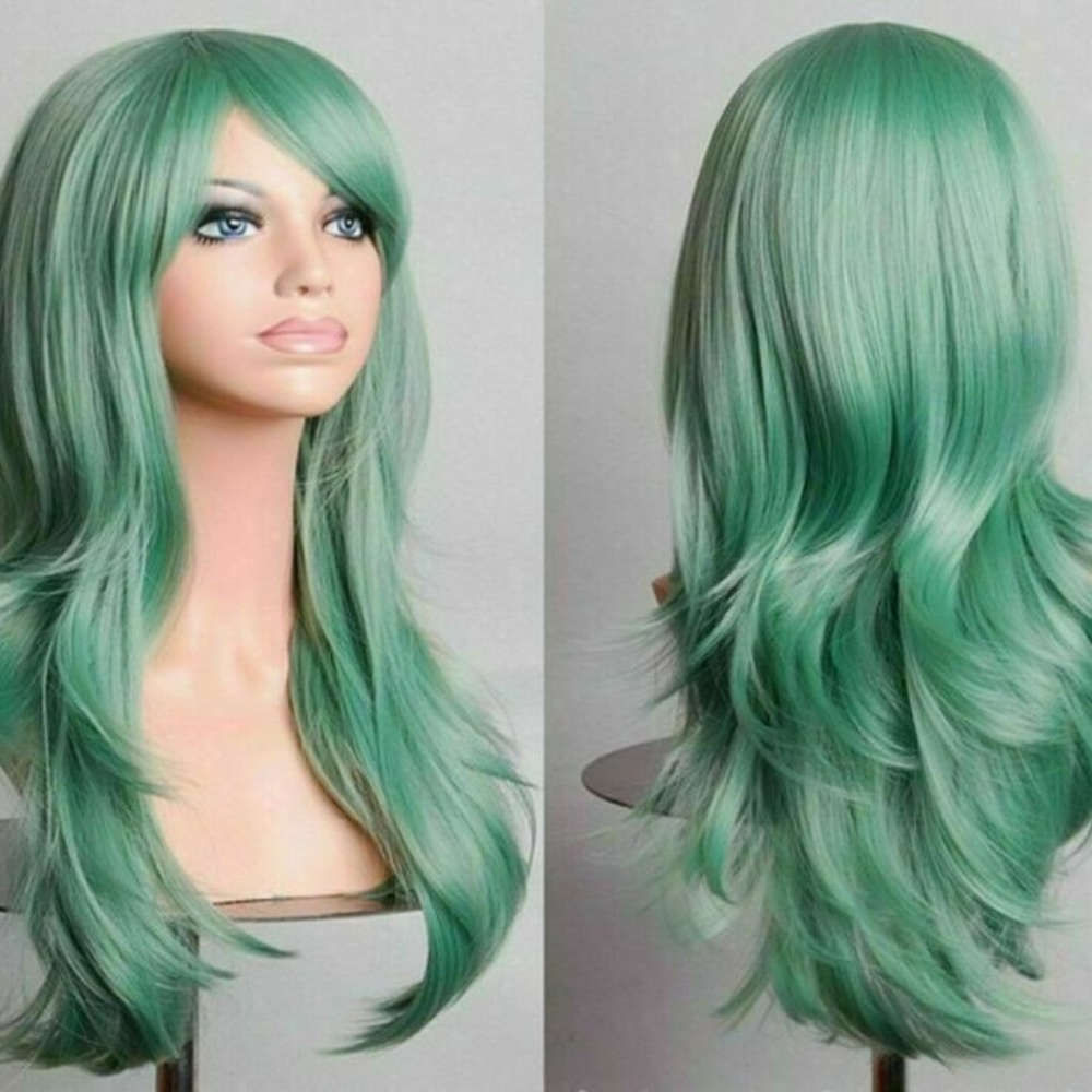 MEDIUM GREEN WIG